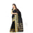 Cotton Fabric Black Color Saree with Blouse only in Bigswipe