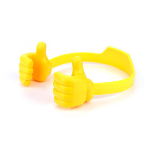 Flexible Multi-angle Hand Model Mobile Stand_Yellow only in Bigswipe