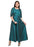 Peacock Green Color Plain Poly Silk (Two Tone Silk) Kurti only in Bigswipe