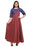 Maroon, Navy Blue Color Plain Poly Silk (Two Tone Silk) Kurti only in Bigswipe