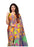 Yellow, Multi Color Crepe Printed Work Saree