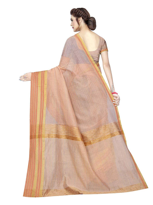 Beige Color Poly Silk Saree only in Bigswipe