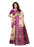 Beige, Magenta Color  Poly Silk Saree only in Bigswipe