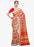 Off White, Red, Yellow Color Terylene Saree only in Bigswipe