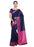 Navy Blue Color Cotton Silk Saree only in Bigswipe