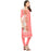 Glaze Cotton Fabric Peach Color Dress Material only in Bigswipe