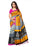 Off White, Grey, Black Color  Poly Silk Saree only in Bigswipe