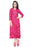 Pink Color Shibori Print Rayon Kurti only in Bigswipe