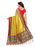 Yellow, Red, Multi Color Poly Silk Saree